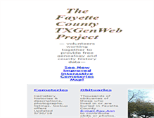 Tablet Screenshot of fayettecountyhistory.org